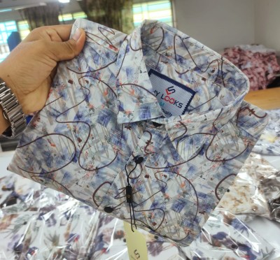 Premium full Sleeve China Magnet Print Shirt